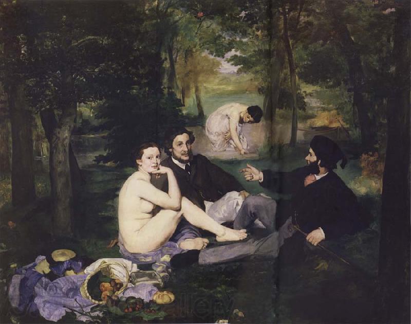 Edouard Manet Luncheon on the Grass Spain oil painting art
